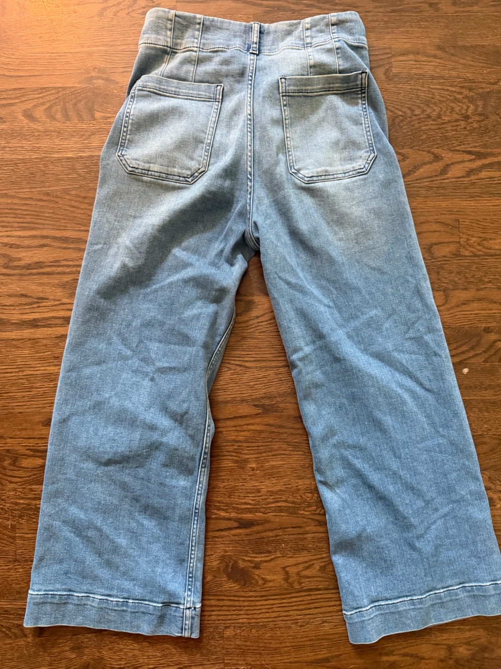 Anthropologie Maeve The Colette Crop High-Rise Wide-Leg Jeans - Picture 7 of 7